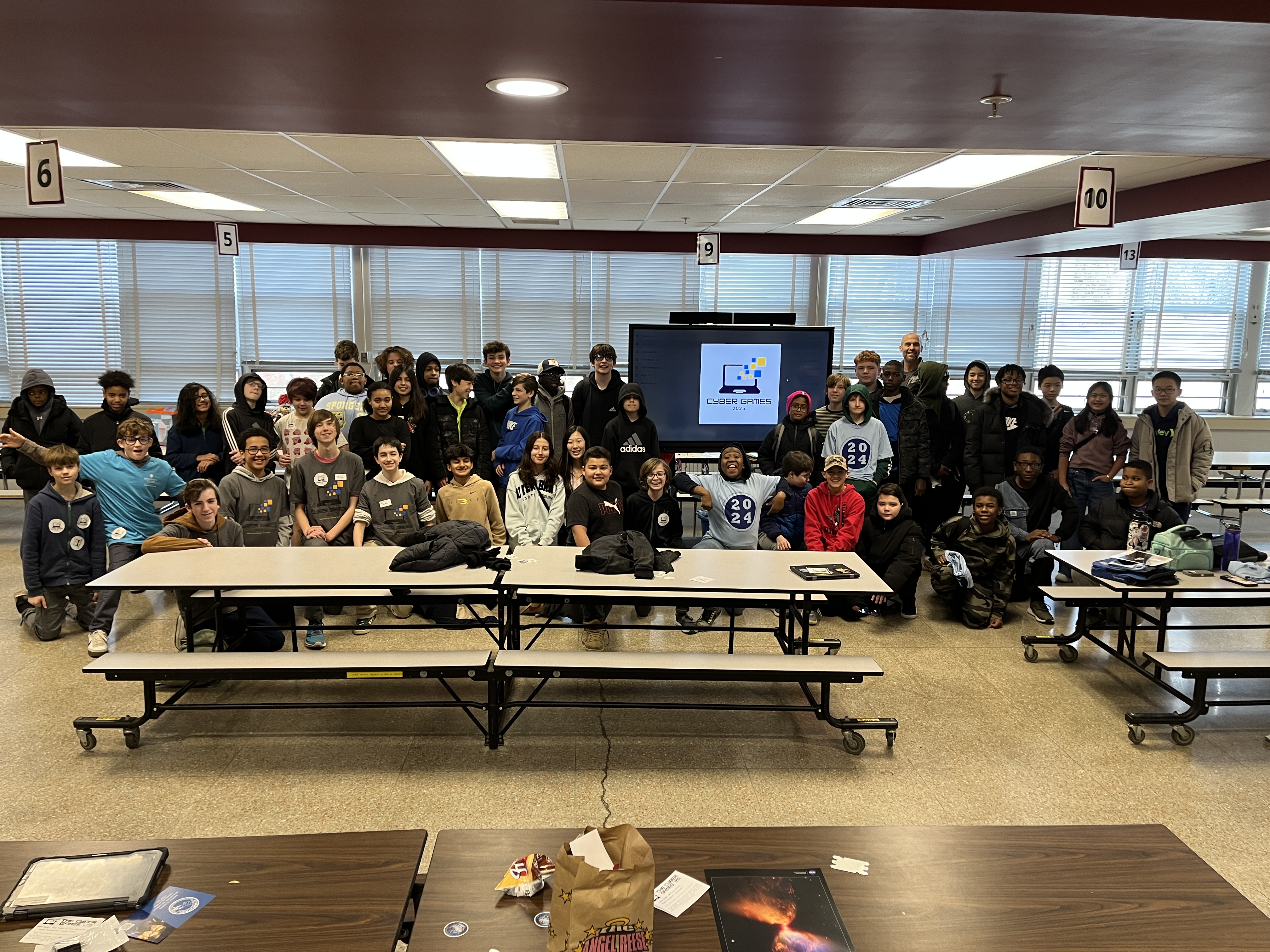 A photo of all the students who attended the Cyber Games 2025